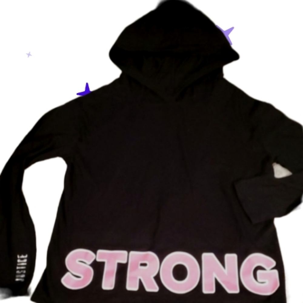 Justice active 18/20 hooded tee